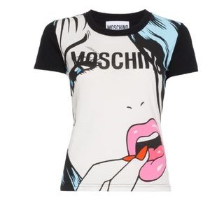 Gently worn Moschino “ben frost printed shirt”